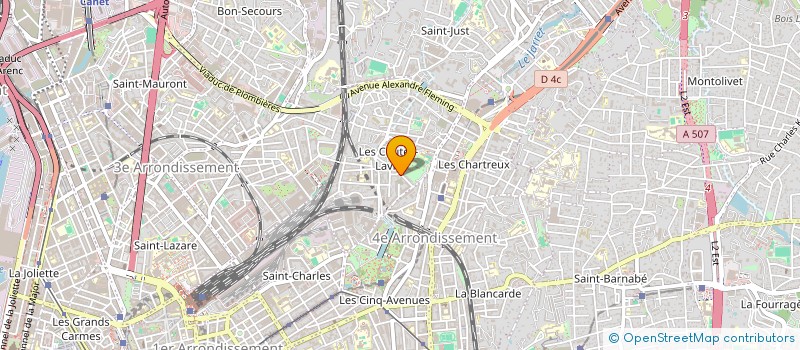 localisation de l'entreprise ASSOCIATION ORIEL à MARSEILLE