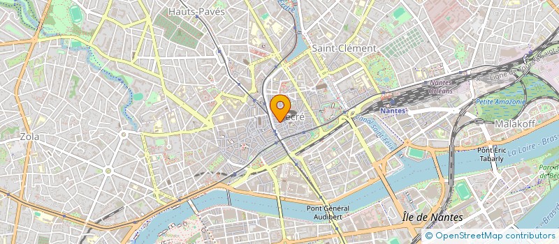 localisation de l'entreprise ASSOCIATION ORPHEE  NANTES