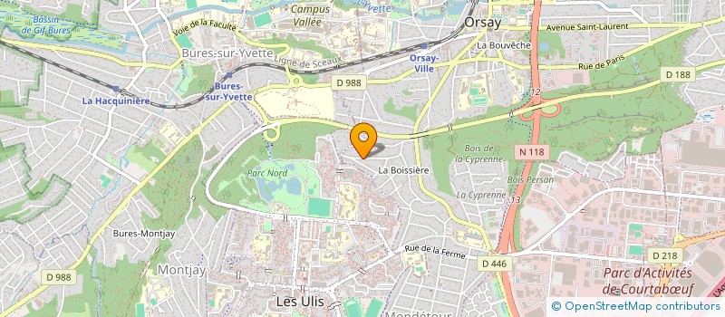 localisation de l'entreprise ASSOCIATION ORPHEON à ORSAY