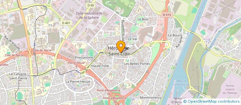 localisation de l'entreprise ASSOCIATION ORS-CREAI NORMANDIE à HEROUVILLE-SAINT-CLAIR
