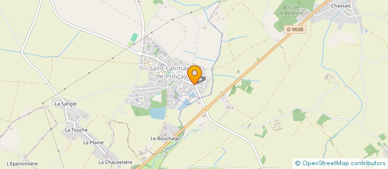 localisation de l'entreprise ASSOCIATION ORTHODOXE FRANCO-ROUMAINE DE VENDEE  SAINT-GERMAIN-DE-PRINCAY