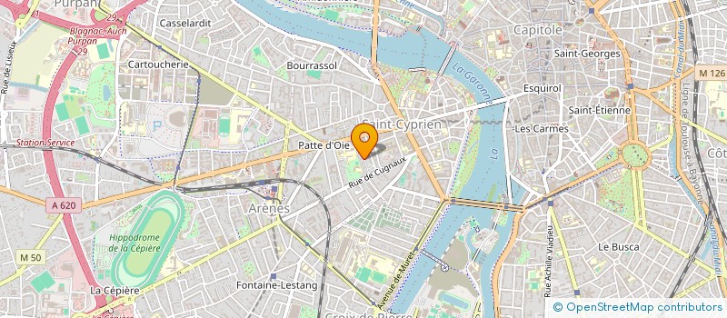 localisation de l'entreprise ASSOCIATION ORTXINGA  TOULOUSE