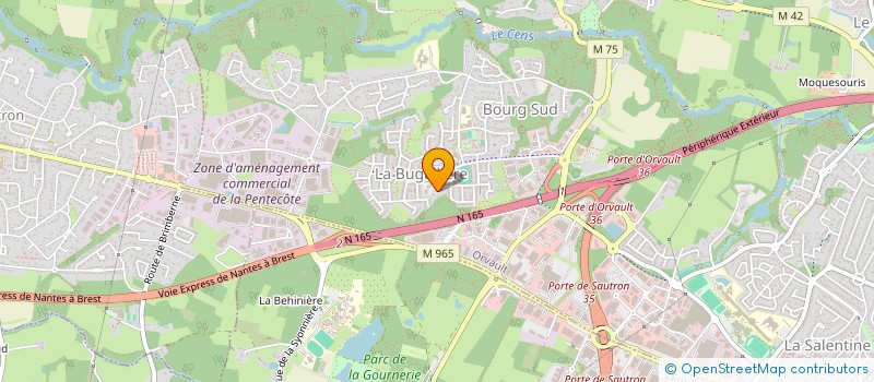 localisation de l'entreprise ASSOCIATION ORVAULT GENEALOGIE à ORVAULT