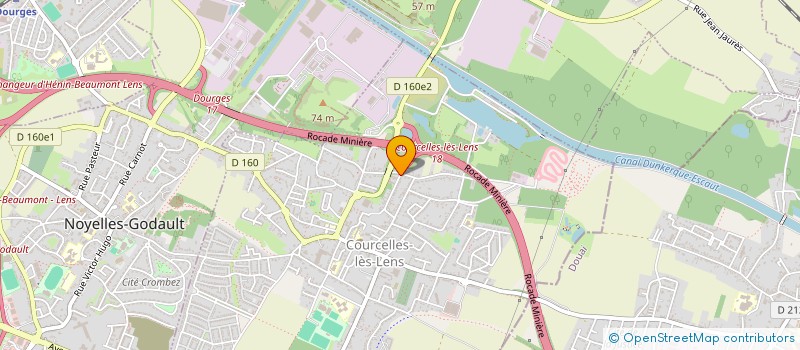 localisation de l'entreprise ASSOCIATION OSEANIA I EULOPA  COURCELLES-LES-LENS