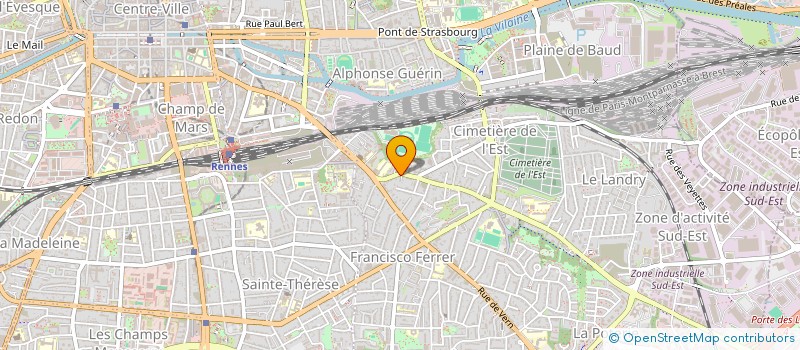 localisation de l'entreprise ASSOCIATION OSMOZE  RENNES