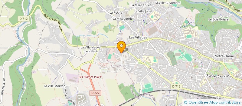 localisation de l'entreprise ASSOCIATION OSONS L'EGALITE à SAINT-BRIEUC