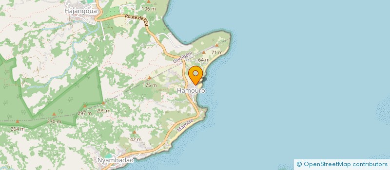 localisation de l'entreprise ASSOCIATION OUDZIMA  BANDRELE