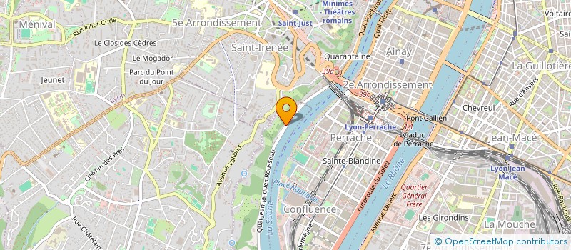 localisation de l'entreprise ASSOCIATION OUESK  LA MULATIERE