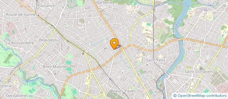 localisation de l'entreprise ASSOCIATION OUF  NANTES