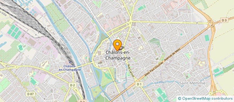 localisation de l'entreprise ASSOCIATION OUTRE-MER EVENEMENT (AOME)  CHALONS-EN-CHAMPAGNE