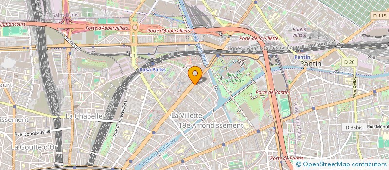 localisation de l'entreprise ASSOCIATION OUVERTURE DE L'ISLAM  PARIS