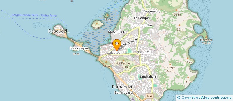 localisation de l'entreprise ASSOCIATION OUVOIMOJA NA WAKAZI à DZAOUDZI