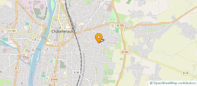 localisation de l'entreprise ASSOCIATION OUVRAGES DE DAMES à CHATELLERAULT