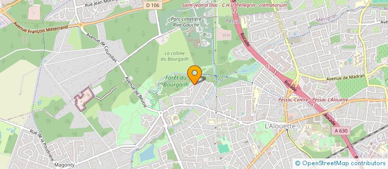 localisation de l'entreprise ASSOCIATION OUZBEK EN GIRONDE à PESSAC