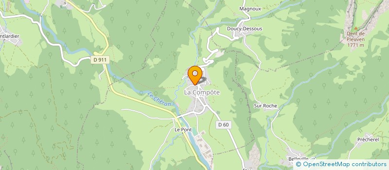 localisation de l'entreprise ASSOCIATION OXALIS  LA COMPOTE