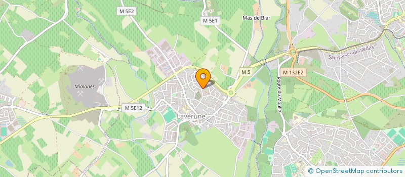 localisation de l'entreprise ASSOCIATION OXIGENE  LAVERUNE