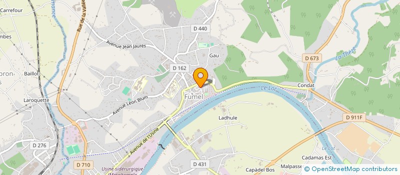 localisation de l'entreprise ASSOCIATION OXYGEN  FUMEL
