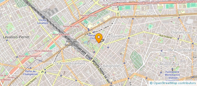 localisation de l'entreprise ASSOCIATION OZANAM CARDINET  PARIS