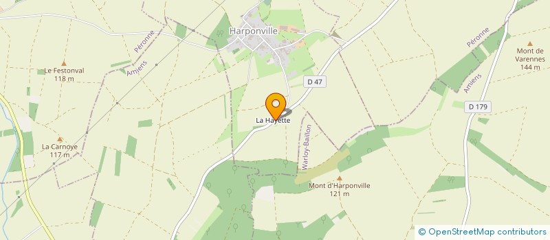 localisation de l'entreprise ASSOCIATION OZYVO  HARPONVILLE