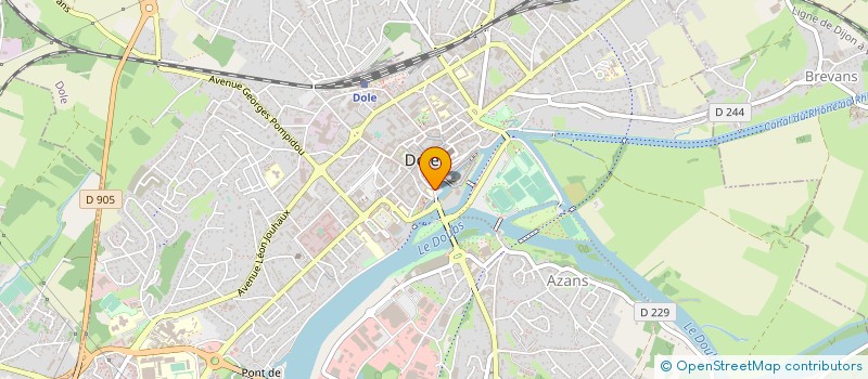 localisation de l'entreprise ASSOCIATION P E E P à DOLE