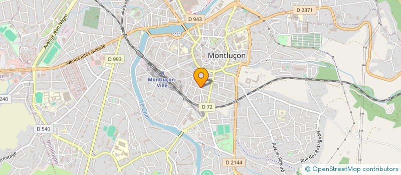 localisation de l'entreprise ASSOCIATION P.R.I.A.M à MONTLUCON