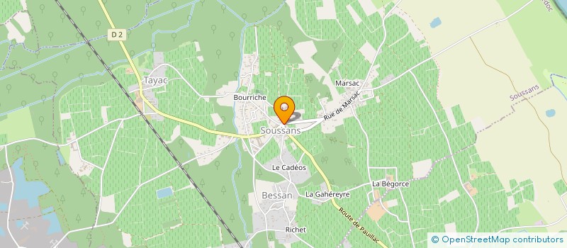 localisation de l'entreprise ASSOCIATION P'SEA  SOUSSANS