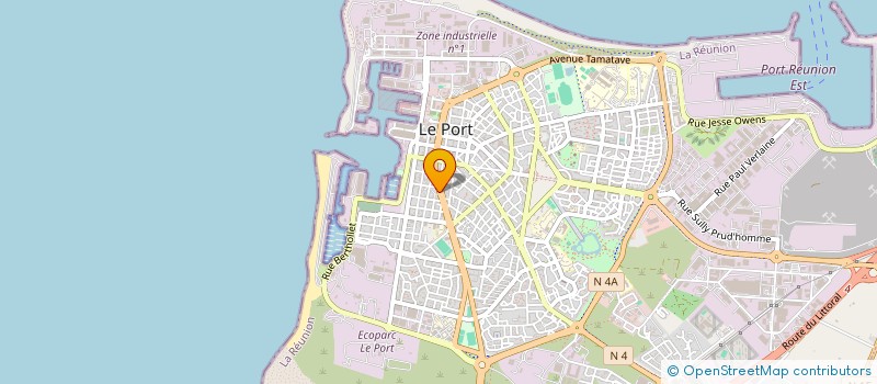 localisation de l'entreprise ASSOCIATION P'TIT KARO à LE PORT