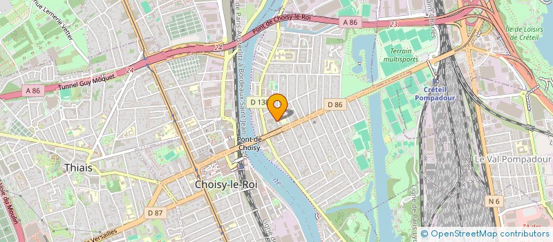 localisation de l'entreprise ASSOCIATION PABLO EUZKADI à CHOISY-LE-ROI