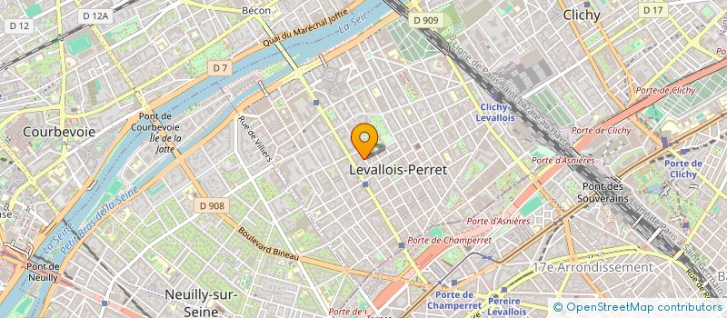 localisation de l'entreprise ASSOCIATION PACTE à LEVALLOIS-PERRET