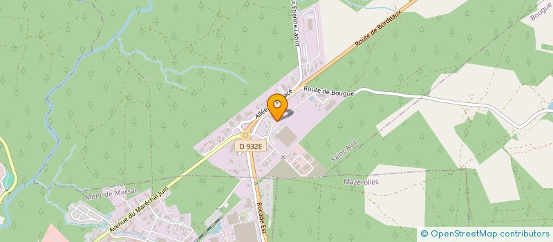 localisation de l'entreprise ASSOCIATION PADELNBLOCK  SAINT-AVIT