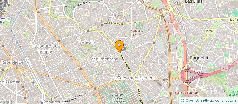 localisation de l'entreprise ASSOCIATION PADMA LING  PARIS