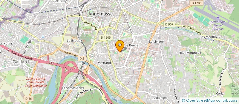 localisation de l'entreprise ASSOCIATION PAGES OUVERTES à ANNEMASSE