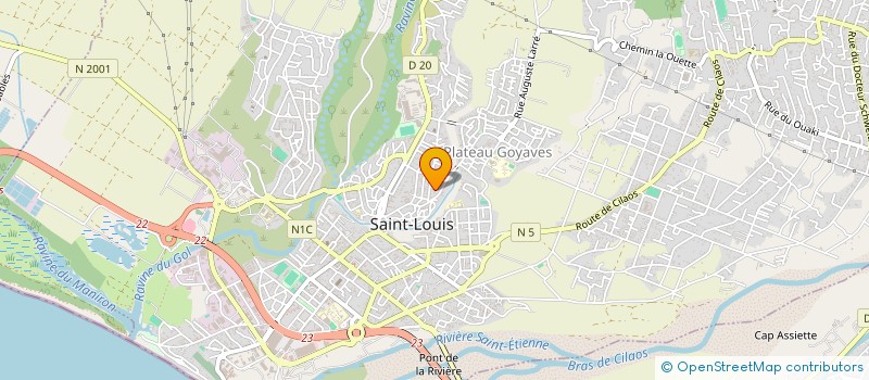 localisation de l'entreprise ASSOCIATION PAILLE EN QUEUE à SAINT-LOUIS