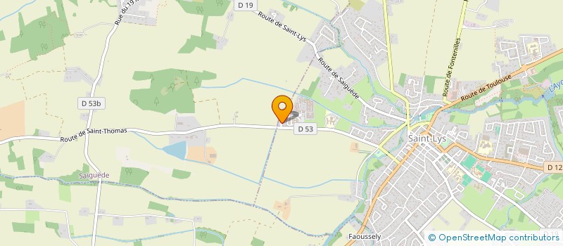 localisation de l'entreprise ASSOCIATION PAITOU ONA  SAINT-LYS