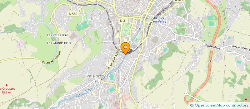 localisation de l'entreprise ASSOCIATION PAJO  VALS-PRES-LE-PUY