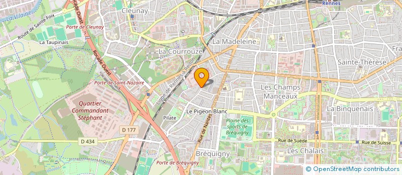 localisation de l'entreprise ASSOCIATION PAK MEI BREIZH  SAINT-JACQUES-DE-LA-LANDE