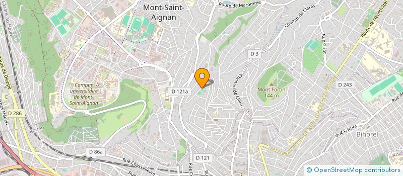 localisation de l'entreprise ASSOCIATION PALARAKI  MONT-SAINT-AIGNAN