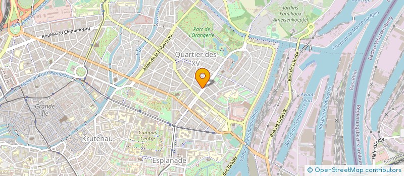 localisation de l'entreprise ASSOCIATION PALESTRE à STRASBOURG