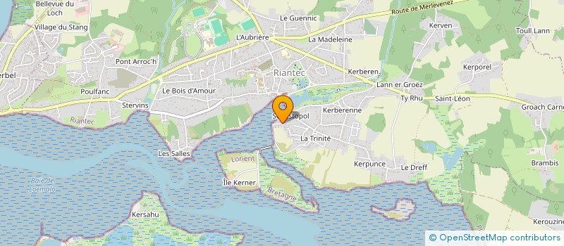 localisation de l'entreprise ASSOCIATION PALLIANTEC  RIANTEC