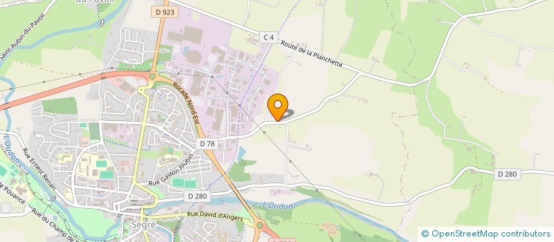 localisation de l'entreprise ASSOCIATION PALMANJOU à SEGRE-EN-ANJOU BLEU