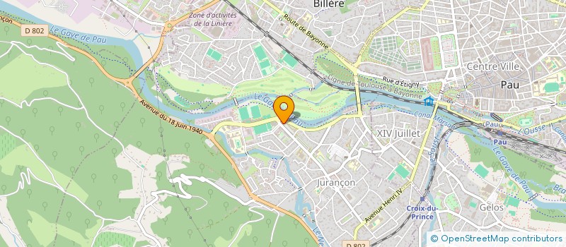 localisation de l'entreprise ASSOCIATION PALOISE DE PROMOTION CULTURELLE  JURANCON