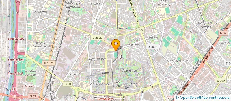 localisation de l'entreprise ASSOCIATION PANDI  GRENOBLE