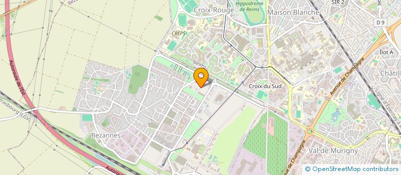 localisation de l'entreprise ASSOCIATION PAPILLONS BLANCS EN CHAMPAGNE  BEZANNES