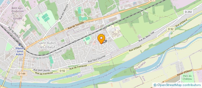 localisation de l'entreprise ASSOCIATION PARA FLO'CKEY  SAINT-AUBIN-LES-ELBEUF