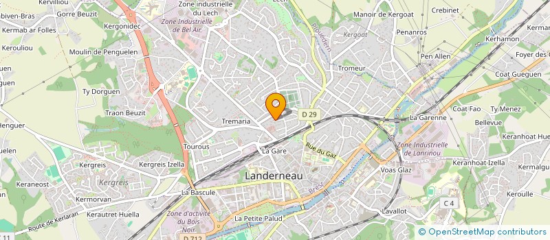 localisation de l'entreprise ASSOCIATION PARA L AILES à LANDERNEAU