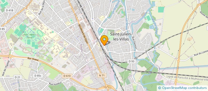 localisation de l'entreprise ASSOCIATION PARAGRAPH à SAINT-JULIEN-LES-VILLAS