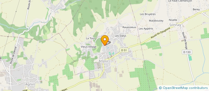 localisation de l'entreprise ASSOCIATION PARC DU CHATEAU D'ANJOU  ANJOU