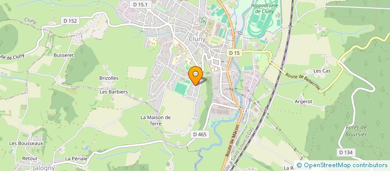 localisation de l'entreprise ASSOCIATION PARDON INTERNATIONAL  CLUNY