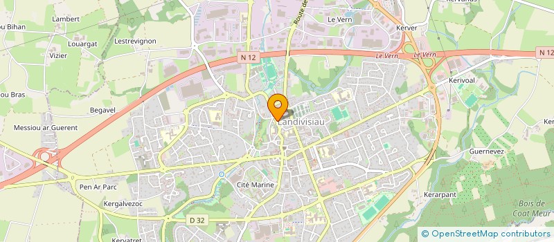 localisation de l'entreprise ASSOCIATION PARENT ELEVES ECOLE PUBLIQUE  LANDIVISIAU