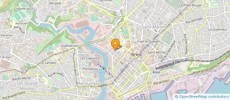 localisation de l'entreprise ASSOCIATION PARENTEL à BREST
